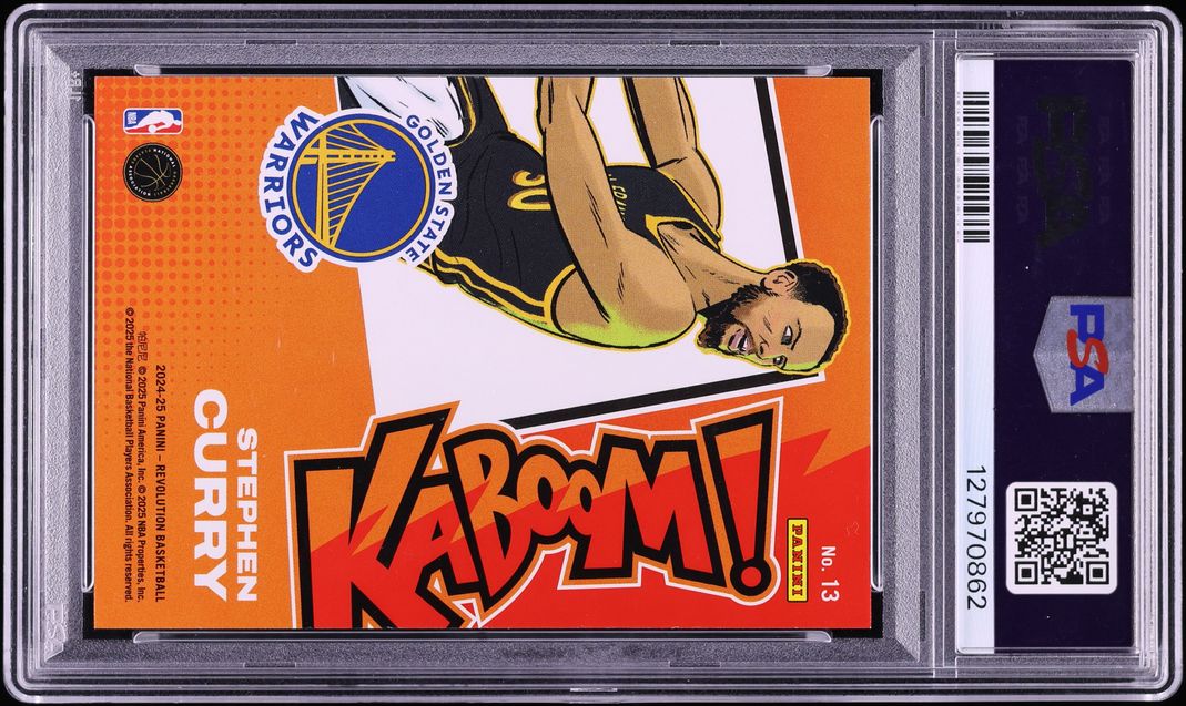 2024 Panini Revolution Kaboom! Horizontal Stephen Curry #13 PSA 10 GEM MINT