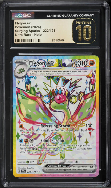 2024 Pokemon Japanese SV Paradise Dragona Full Art Flygon ex #79 CGC 10  PRISTINE on Fanatics Collect