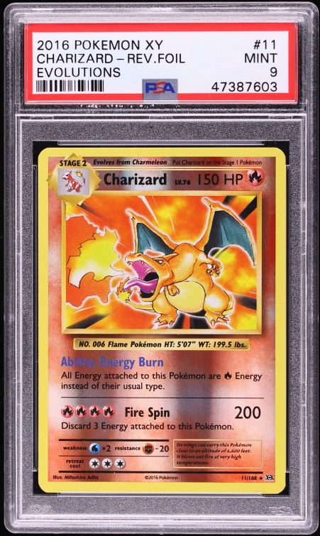 pokemon xy evolutions charizard 11 108 rare reverse holo card - (11/108) - What if one of my
