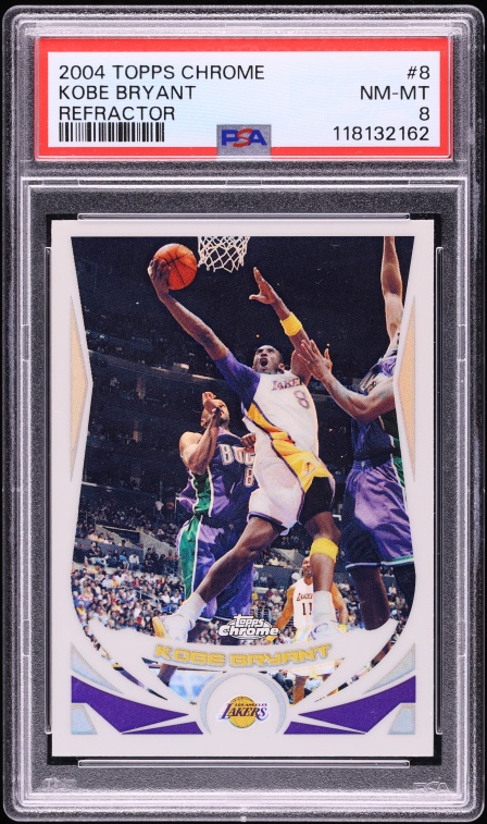 2006 Topps Chrome Gold Refractor Kobe Bryant /25 #129 PSA 9 MINT