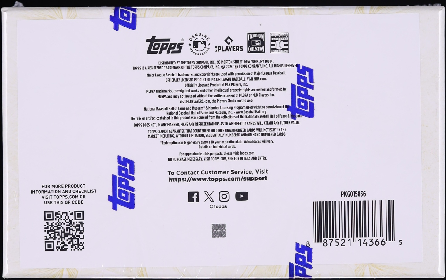 2025 Topps Diamond Icons Baseball Sealed Hobby Box, 11ct Cards