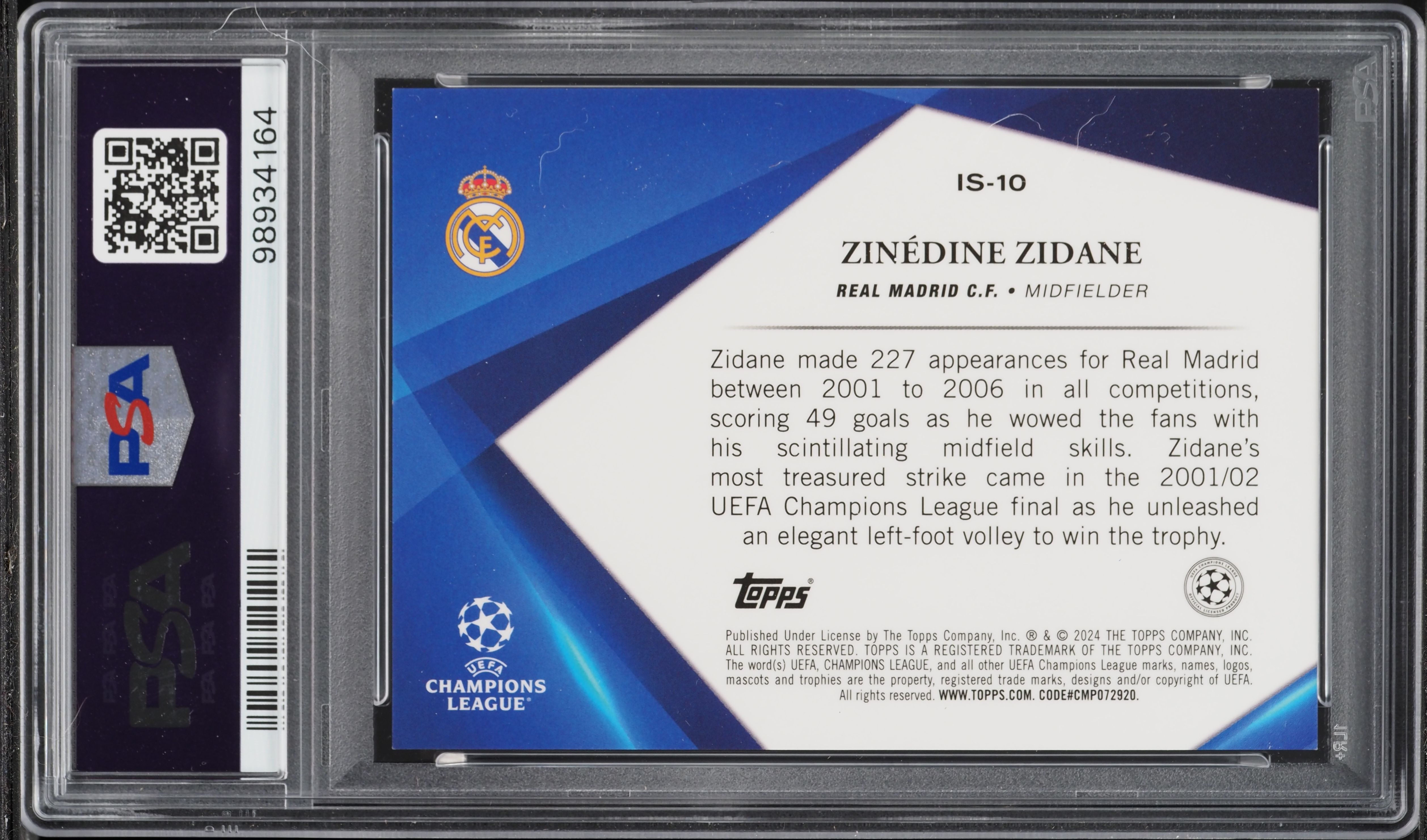 2023 Topps Chrome Sapphire UEFA Club Competitions Infinite