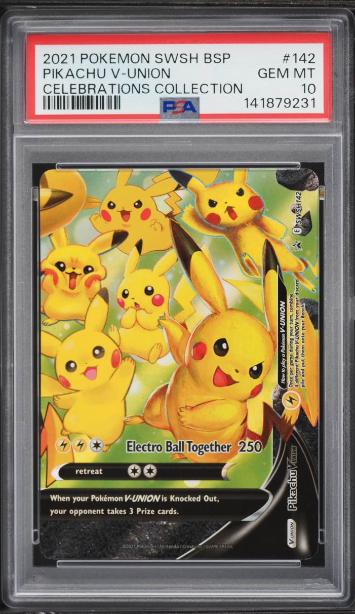 pikachu v holographic card 2022 Pokemon Sword & Shield Brilliant Stars 157 Full Art/pikachu PSA 9 Graded shuffle your deck Flying Pikachu V Pokmon Card