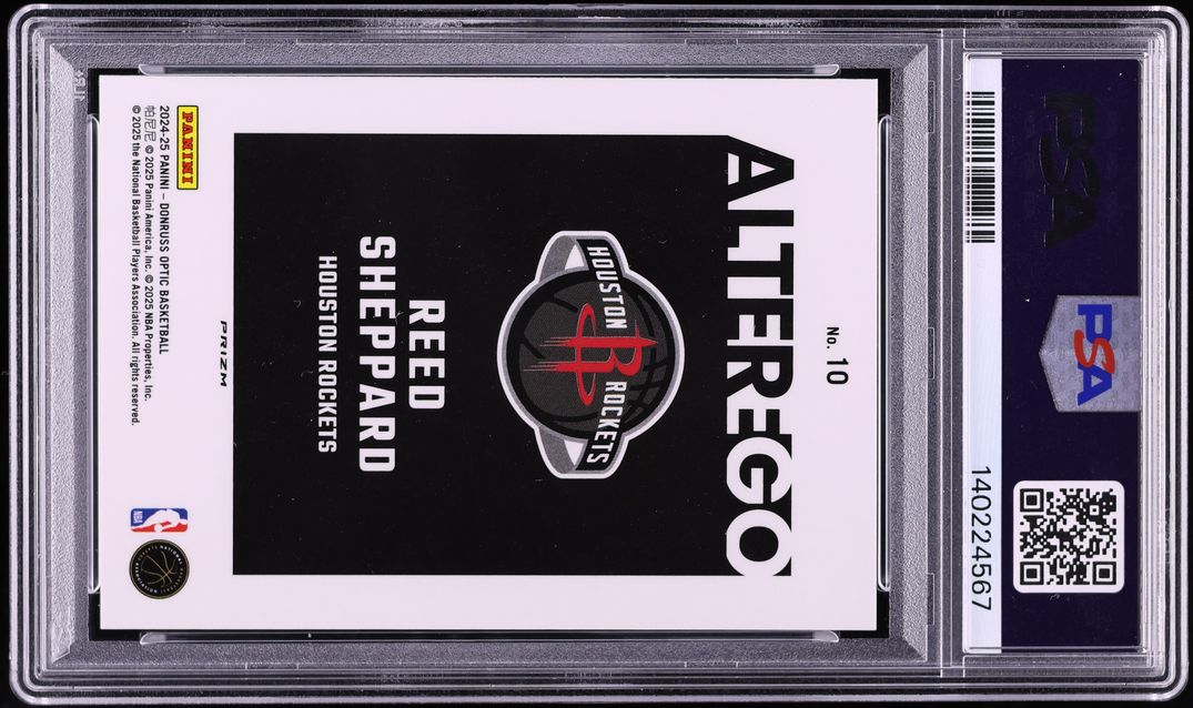 2024 Donruss Optic Alter Ego Reed Sheppard ROOKIE #10 PSA 10 GEM MINT