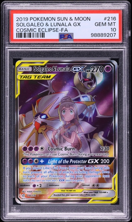 2019 Pokemon Japanese Sun & Moon Dream League Holo Solgaleo & Lunala GX #20  PSA 10 GEM MINT on Fanatics Collect