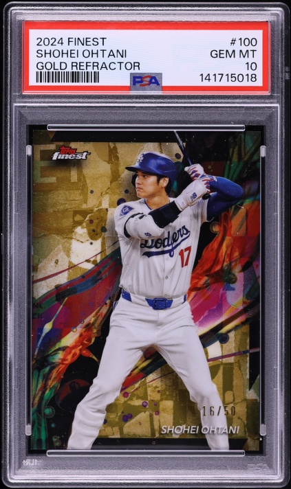 2018 Finest Purple Refractor Shohei Ohtani ROOKIE /250 #100 SGC 10
