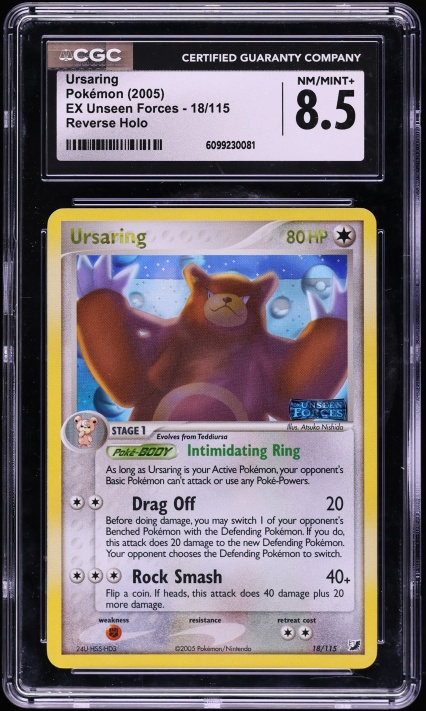 ursaring pokemon card price (38/123) [Mysterious Treasures]  Plug Retreat Cost 2003 Nintendo Pokemon Skyridge Ursaring-Reverse