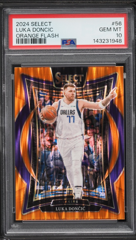 その他 Luka Doncic Select Premier RC PSA 10 2024 Select Concourse Black Finite Luka Doncic 1/1 #56 PSA 10 GEM