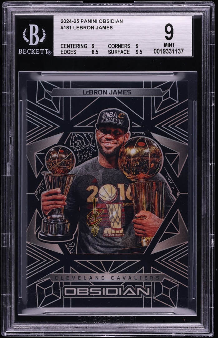 2024 Panini Obsidian LeBron James #181 BGS 9 MINT