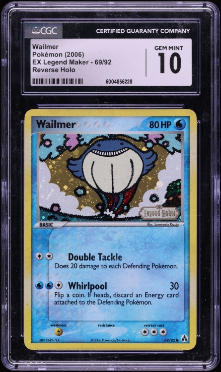 2003 Pokemon Ex Sandstorm Wailmer #83 CGC 10 GEM MINT on Fanatics