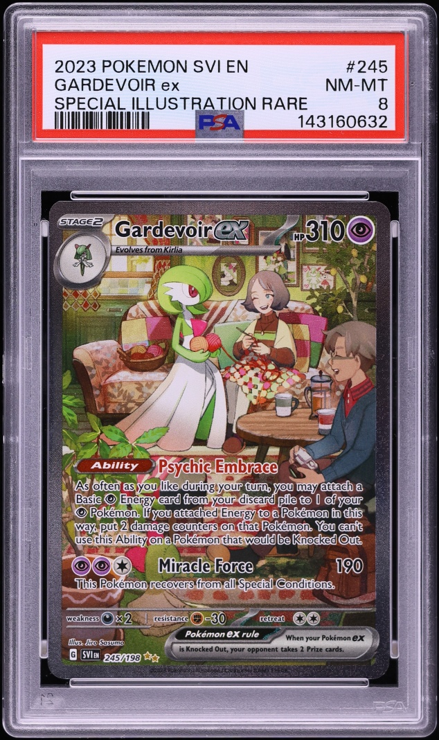 2023 Pokemon Scarlet & Violet SIR Gardevoir Ex #245 PSA 8 NM-MT