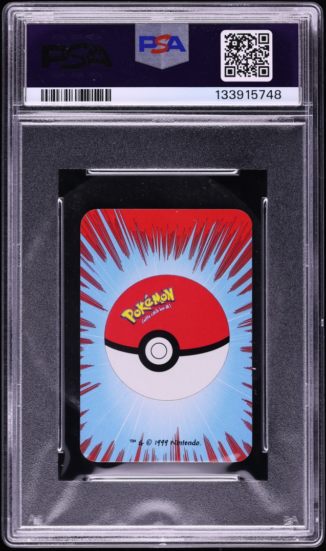 1999 Pokemon Bicycle Mini Playing Cards Red Deck 3 Of Clubs Vaporeon PSA 10 GEM MINT