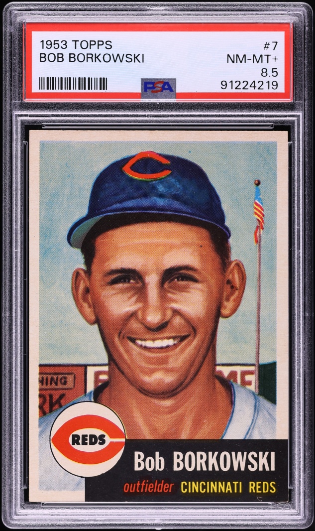 1953 Topps Bob Borkowski #7 PSA 8.5 NM-MT+