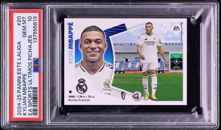 2024 Donruss FIFA Kaboom! Kylian Mbappe #1 PSA 10 GEM MINT on