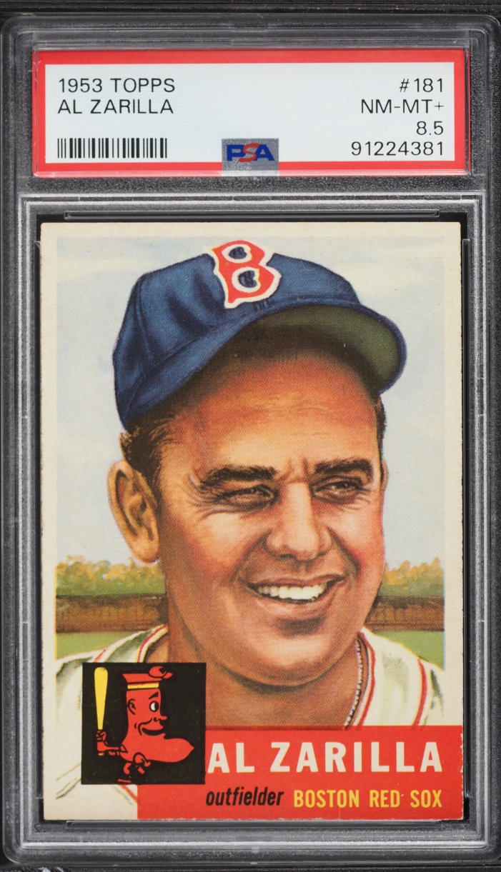 1953 Topps Al Zarilla #181 PSA 8.5 NM-MT+