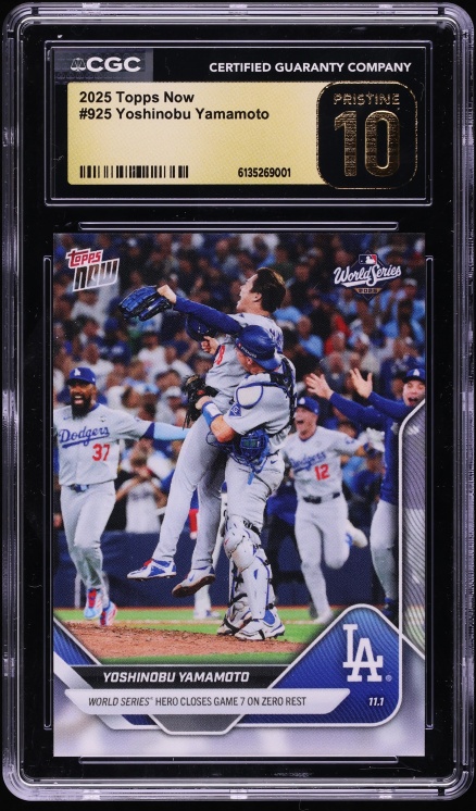 2025 Topps All Aces Yoshinobu Yamamoto #AA17 PSA 10 GEM MINT on