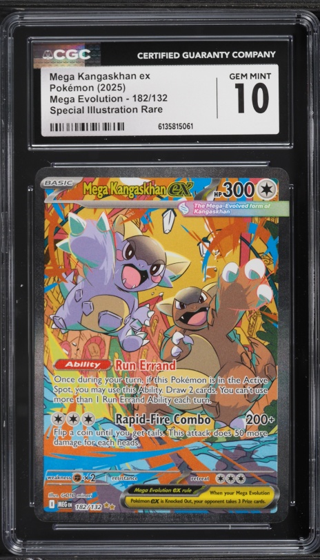 2025 Pokemon Mega Evolution Mega Kangaskhan ex #104 CGC 10 GEM