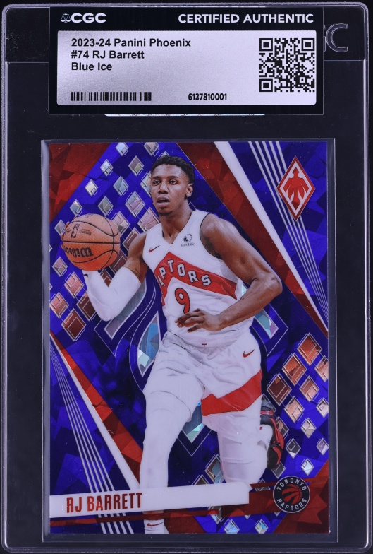 2019 Panini Spectra Variation Silver RJ Barrett ROOKIE #129 CSG