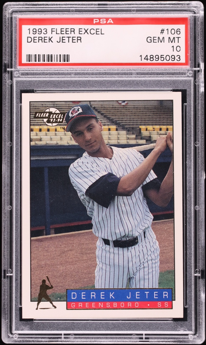 1993 Fleer Excel Derek Jeter ROOKIE #106 PSA 10 GEM MINT