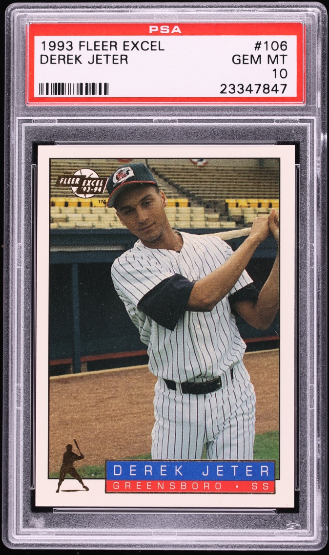 1993 Fleer Excel Derek Jeter ROOKIE #106 PSA 10 GEM MINT