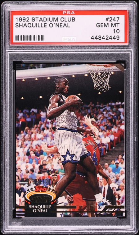 1992 Upper Deck Basketball Shaquille O'Neal ROOKIE #1 PSA 10 GEM