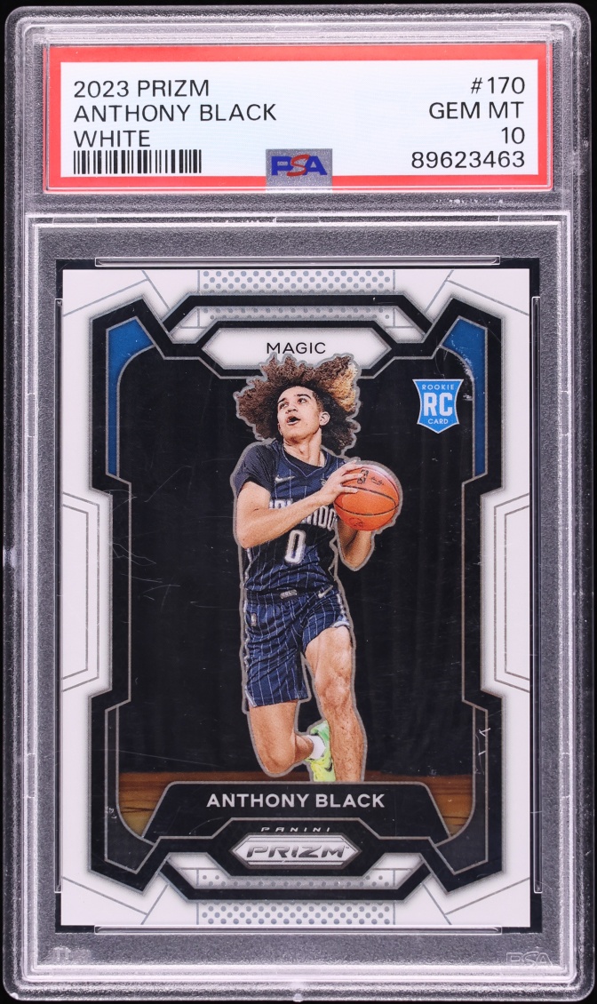 2023 Panini Prizm White Anthony Black ROOKIE /175 #170 PSA 10 GEM MINT