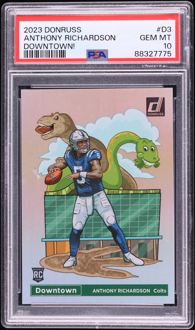 2023 Donruss Downtown Anthony Richardson ROOKIE #D-3 PSA 10 GEM MINT
