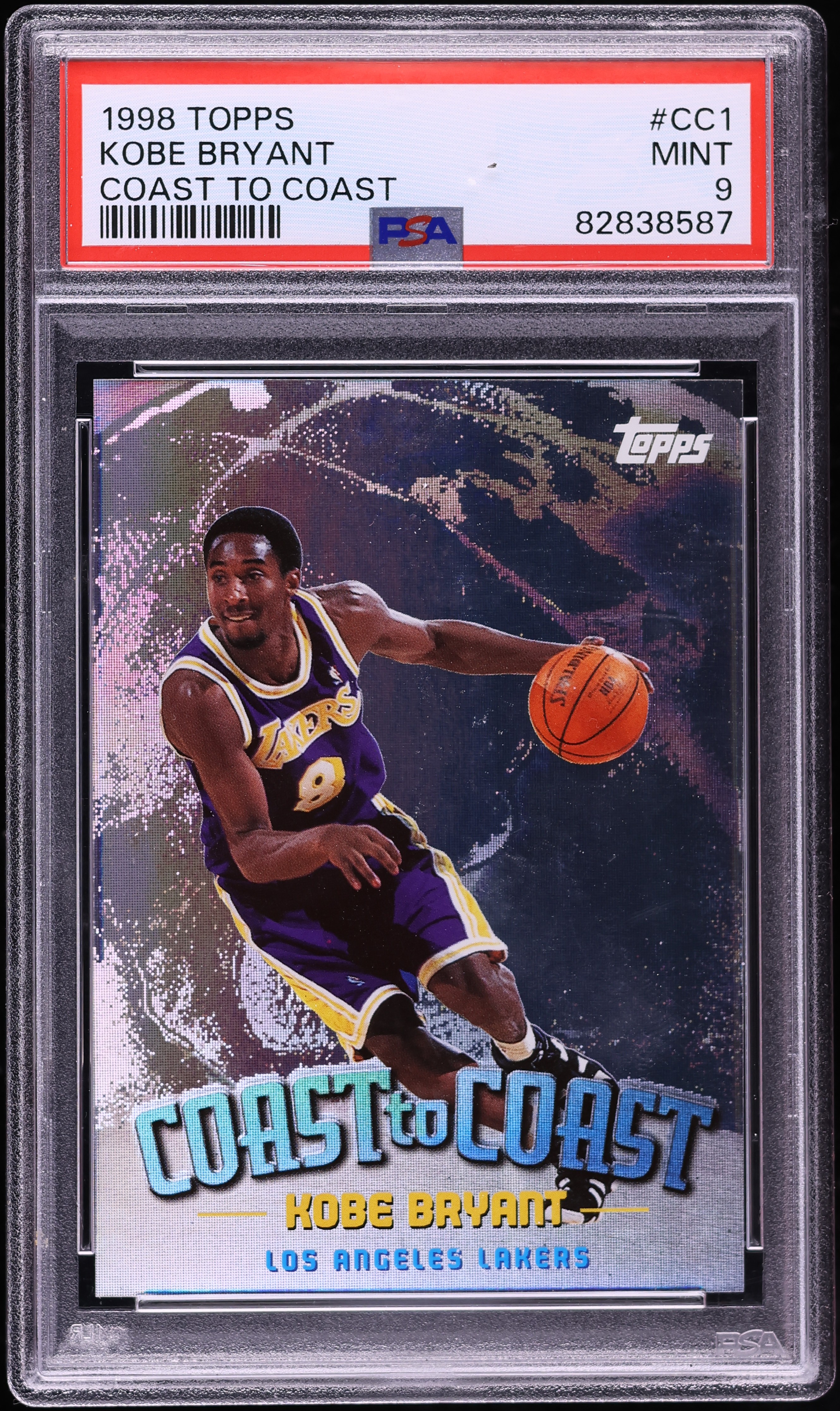 1998 Topps Coast To Coast Kobe Bryant #CC1 PSA 9 MINT on Fanatics