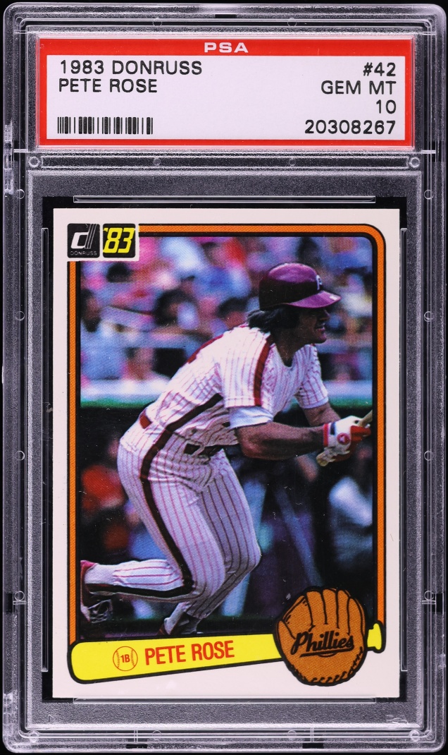 1983 Donruss Pete Rose #42 PSA 10 GEM MINT