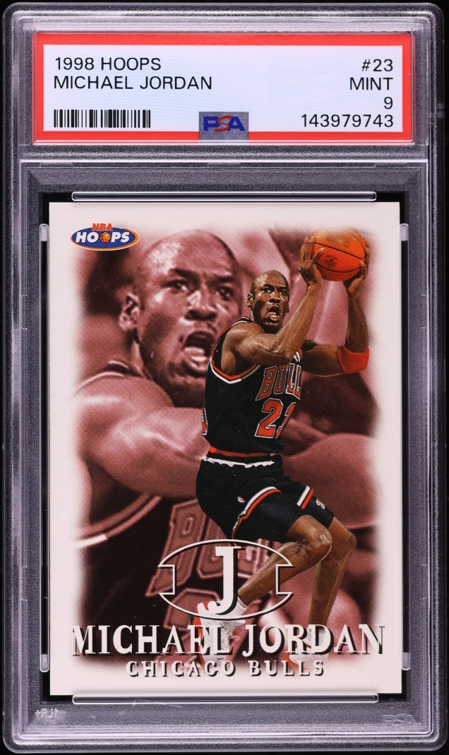 1998 Hoops Michael Jordan #23 PSA 9 MINT