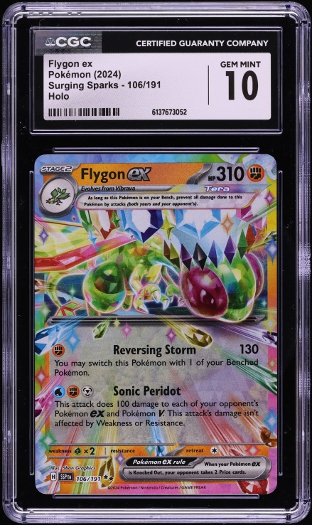 2024 Pokemon Japanese SV Paradise Dragona Flygon ex #27 CGC 10 PRISTINE on  Fanatics Collect