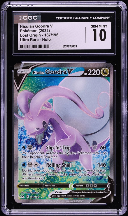 2022 Pokemon Sword & Shield Astral Radiance Hisuian Sneasler V #94 CGC 9 MINT on Fanatics Collect 2022 Pokemon Sword & Shield Astral Radiance Hisuian Sneasler V #94 CGC 9 MINT on Fanatics Collect