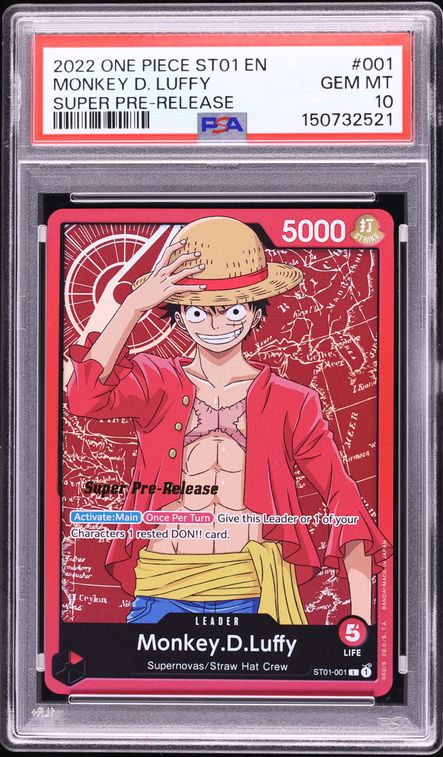 2022 MONKEY D. LUFFY OP02-062 PSA10 Monkey.D.Luffy OP02-062 Prices