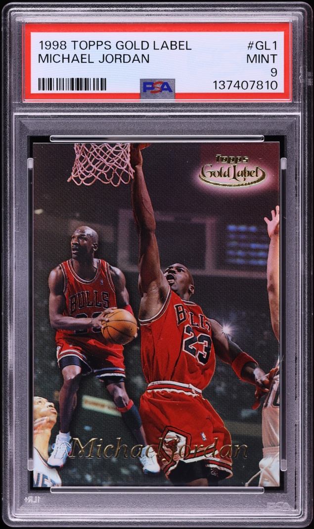 1998 Topps Gold Label Michael Jordan #GL1 PSA 9 MINT