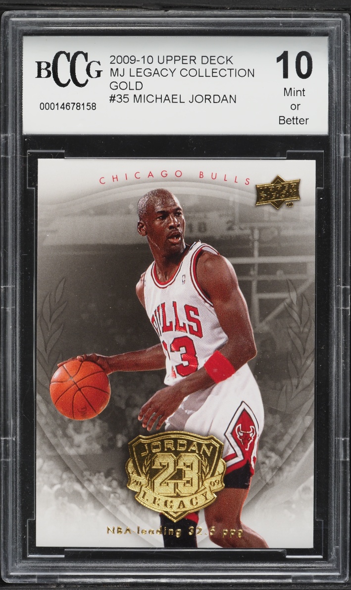 2009 Upper Deck MJ Legacy Collection Gold Michael Jordan #35 BCCG 10