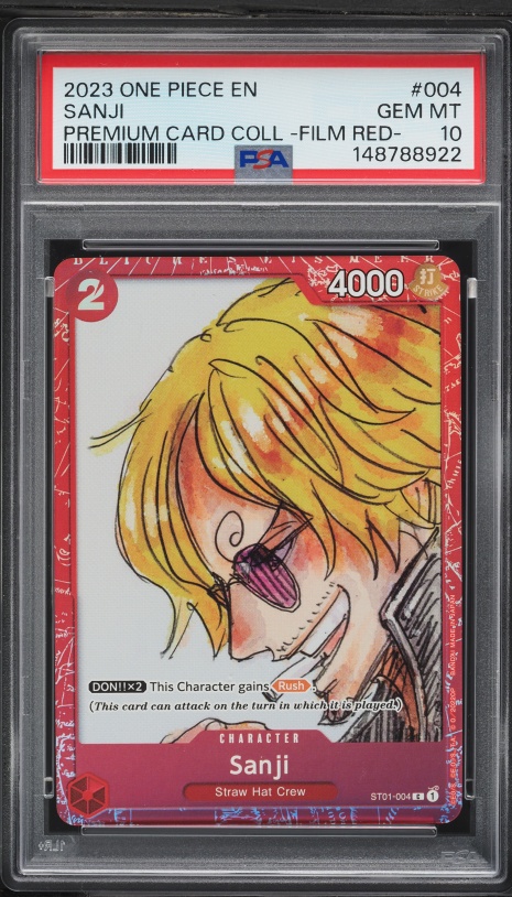 2022 One Piece Japanese Premium 25th Anniversary Sanji #OP01-013