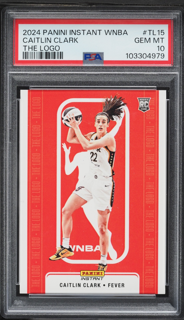 2024 Panini Instant WNBA Logo Caitlin Clark ROOKIE /2832 #TL-15 PSA 10 GEM MINT