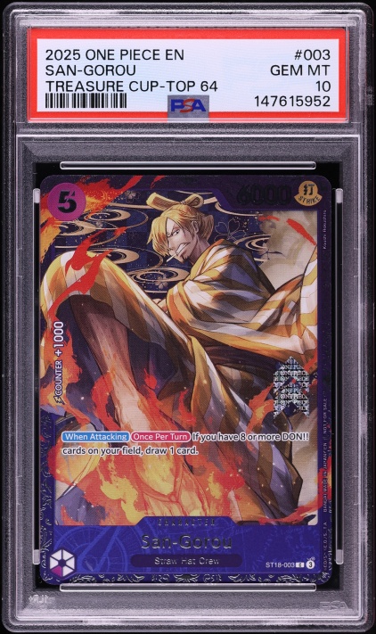 2024 One Piece Promos Treasure Cup Top 8 Kaido #094 PSA 10 GEM