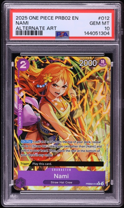 2025 One Piece Premium Booster The Best Volume 2 Alt Art Nami