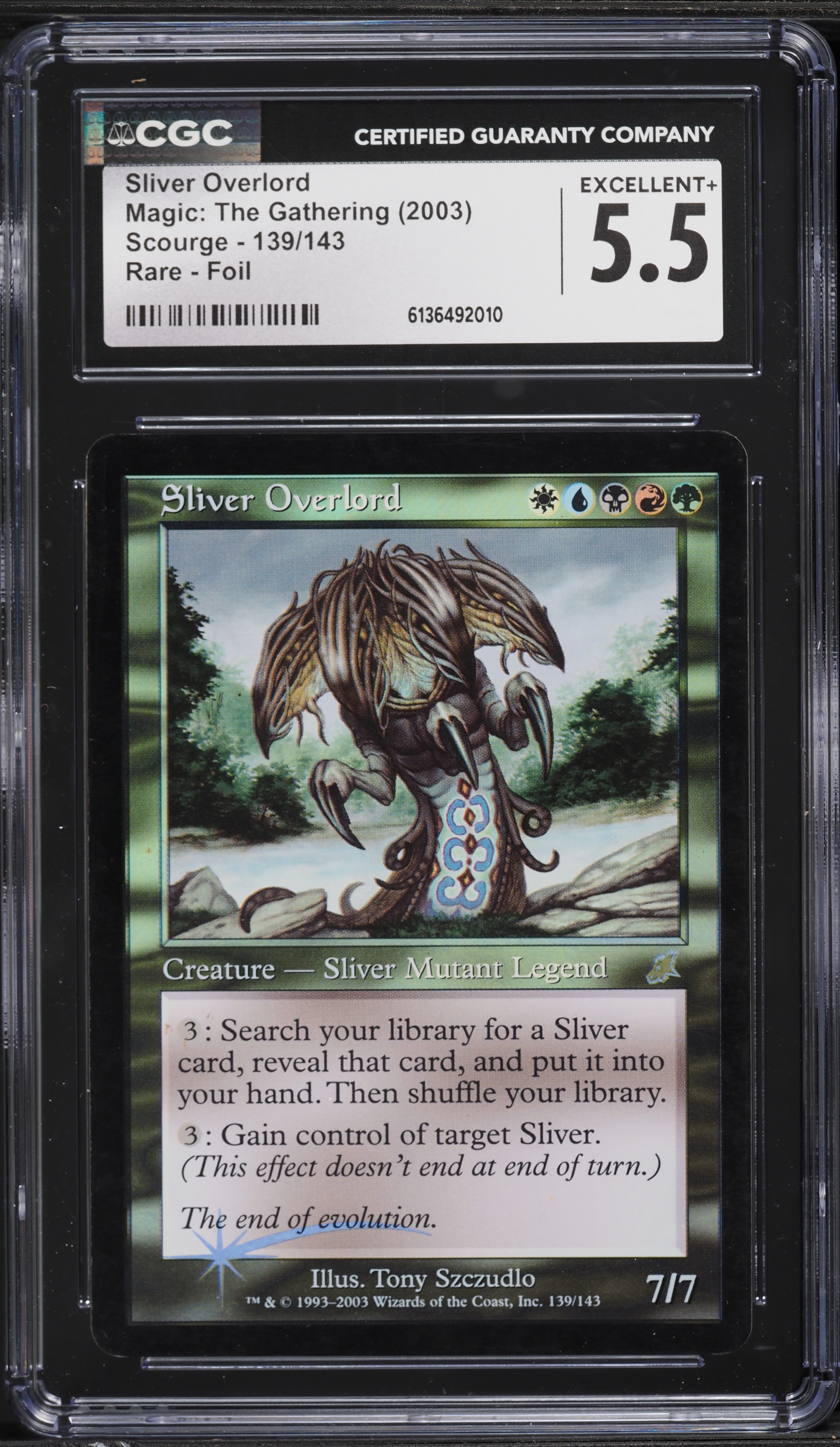 MtG Scourge Rare Foil Sliver Overlord #139