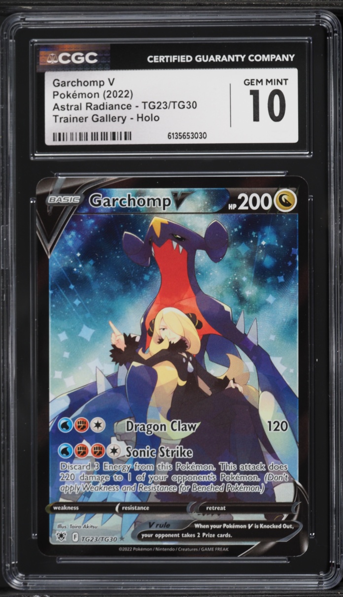 2022 Pokemon Sword & Shield Astral Radiance CHR Garchomp V #TG23 CGC 10 GEM MINT