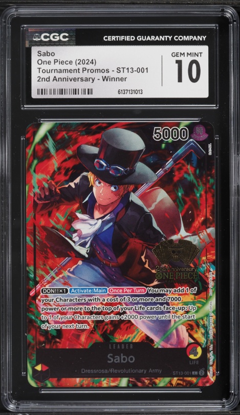 2024 One Piece Championship Event Pack Sabo #P-044 PSA 10 GEM MINT