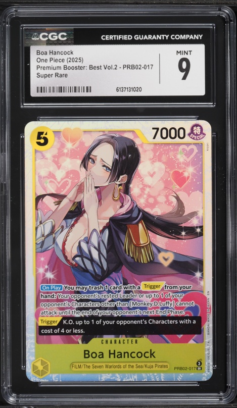 2025 One Piece Japanese The Azure Sea's Seven SR Boa Hancock #OP14