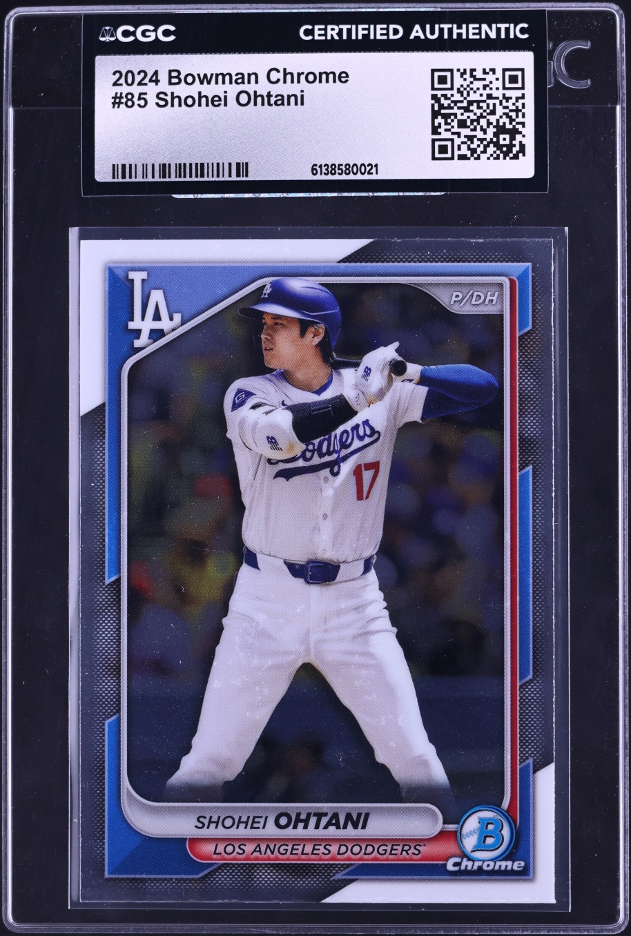 2024 Bowman Chrome Shohei Ohtani #85 CGC AUTH