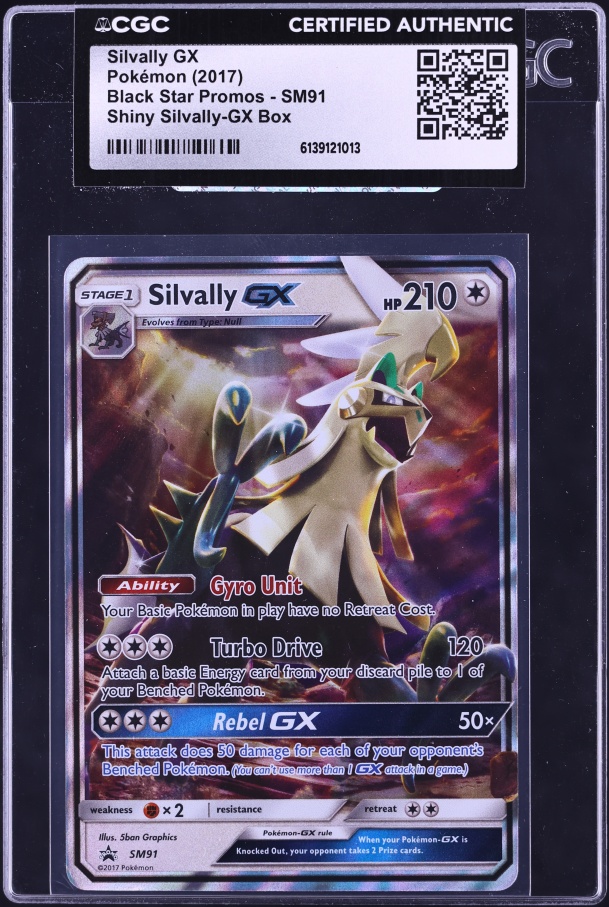 2017 Pokemon Sun & Moon Black Star Promo Silvally GX #SM91 CGC AUTH on  Fanatics Collect