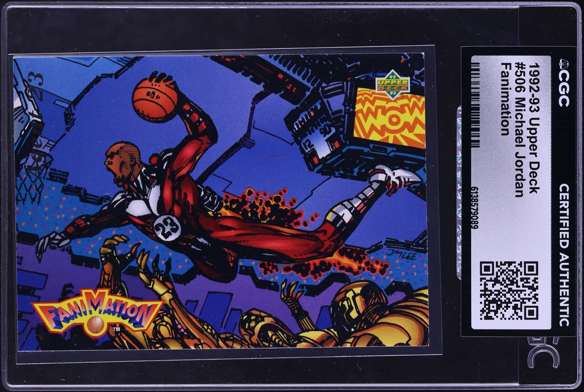 1992 Upper Deck Fanimation Michael Jordan #506 CGC AUTH