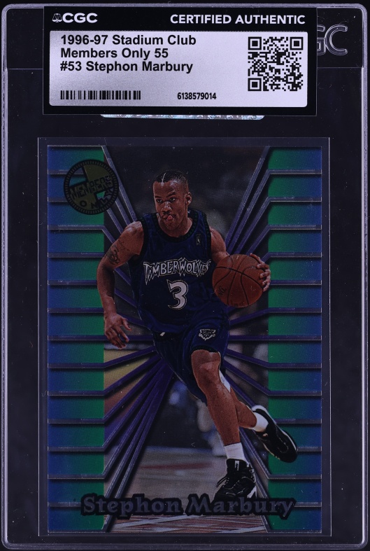 1996 Topps Chrome Stephon Marbury ROOKIE #177 PSA 10 GEM MINT on