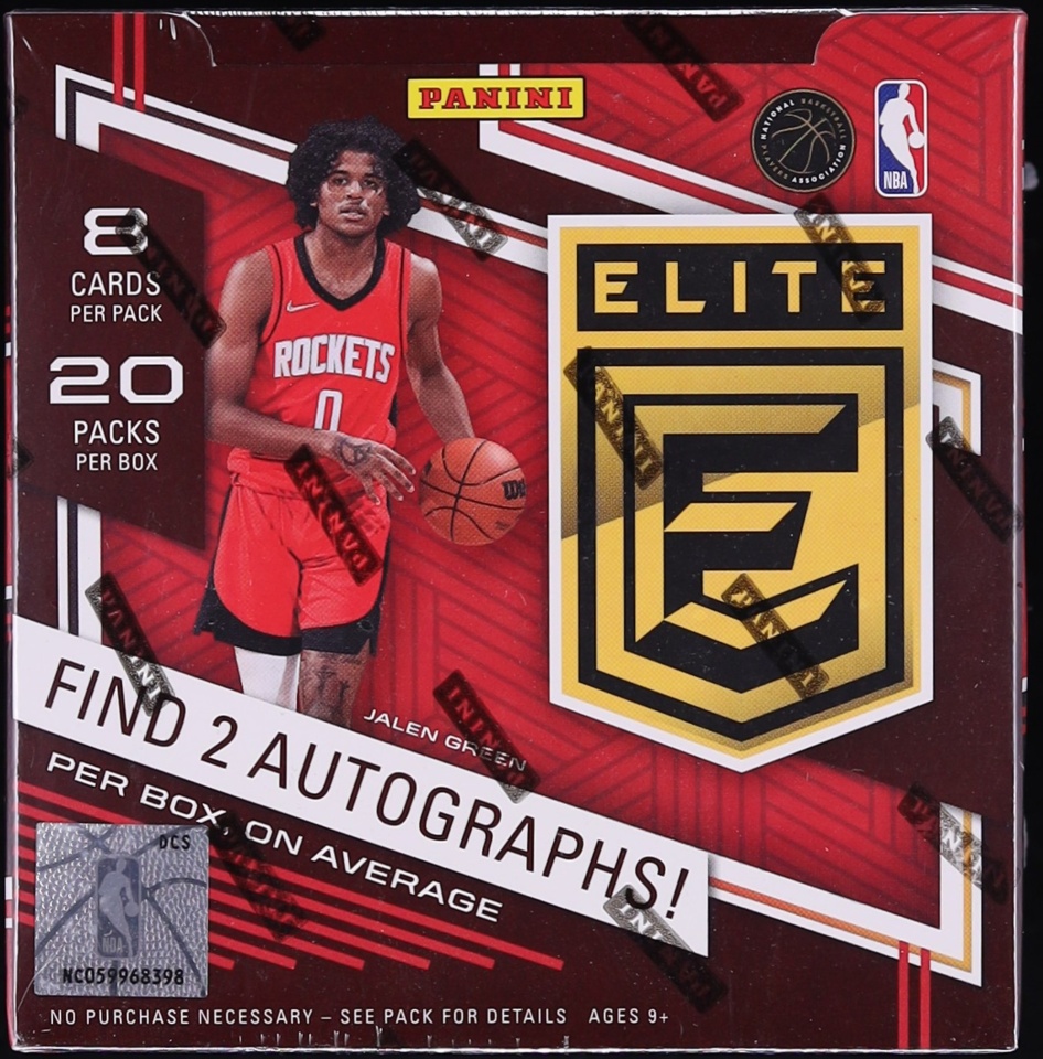 2021 Panini Donruss Elite Basketball Sealed Hobby Box, 20ct Packs