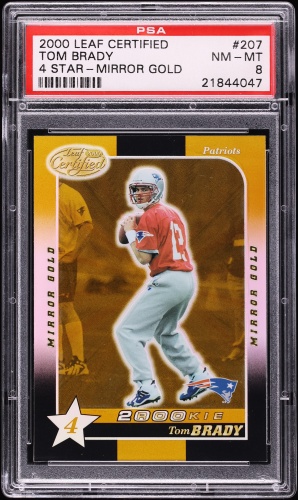 2000 Pacific Autograph Tom Brady ROOKIE RC AUTO #403 BGS 9 MINT on