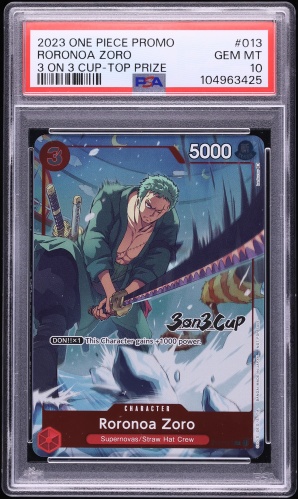 2023 One Piece Premium Collection Film Red SR Roronoa Zoro #ST01